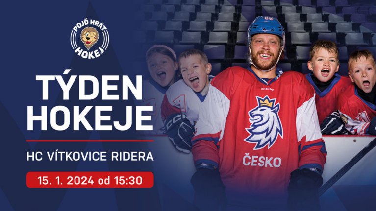 Pojď hrát hokej ve Vítkovicích! Velký nábor v pondělí 15. ledna